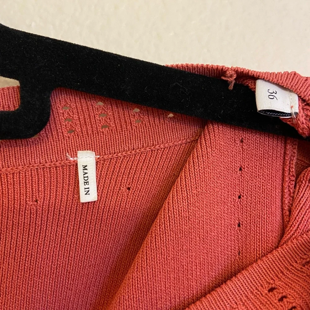 Sandro Raspberry Knit Dress - Picture 5 of 5